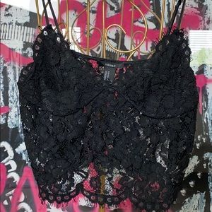 Black lace Bralette